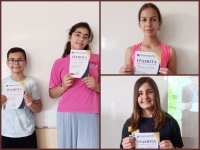 Отличия за ученици от V и VI клас в националното състезание „Стъпала на знанието“